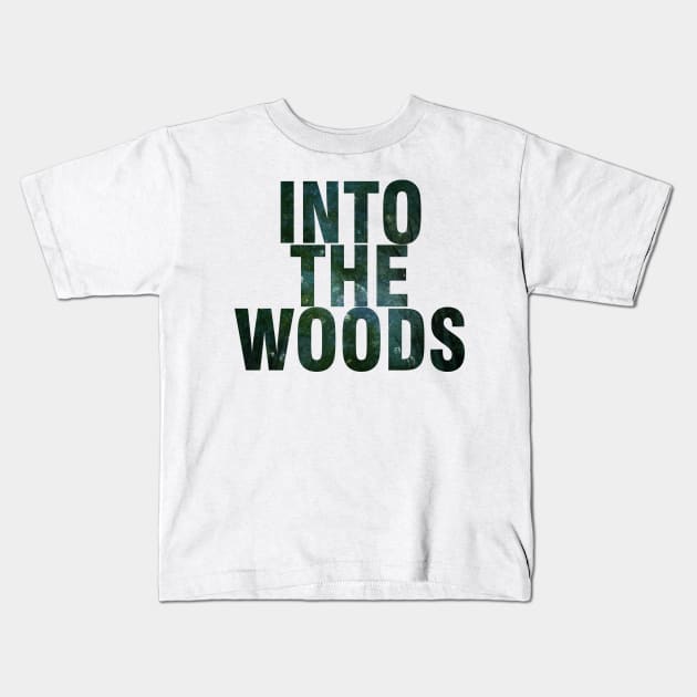 Into the woods | Darker Green Kids T-Shirt by planetary